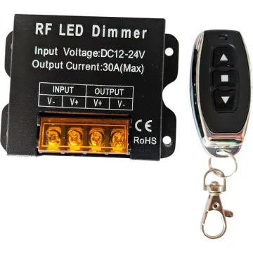 Диммер с пультом для светодиодной одноцветной ленты 12v / 24v
