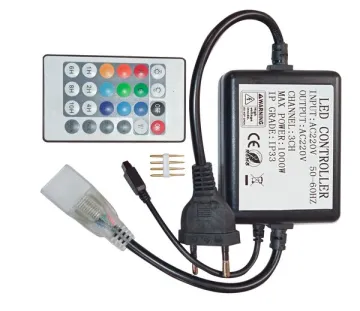 Контроллер для светодиодной ленты 220V с IR пультом 750W