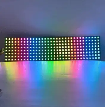 Адресная светодиодная матрица RGB WS2812b 50w 32х8 led