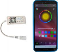 Музыкальный контроллер для светодиодной ленты Bluetooth Mini RGB+W 196W/372W 12V/24V
