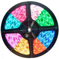 Светодиодная разноцветная RGB лента 5050 12v 14.4w 60 led